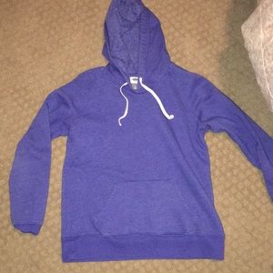 Blue hoodie